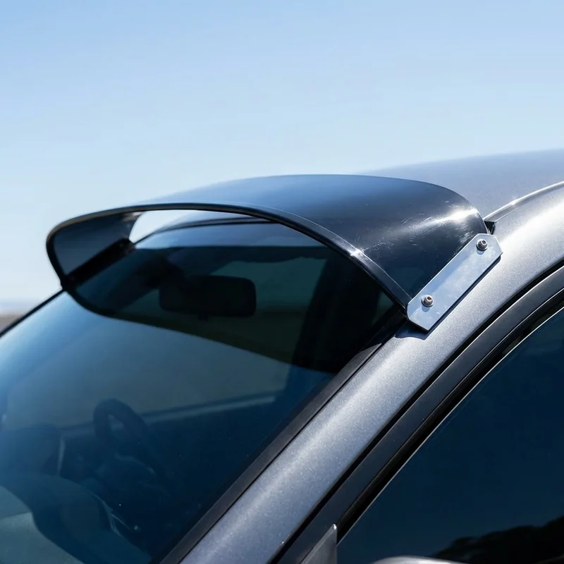 GMC Sierra 3500 Solid Acrylic Windscreen Sunvisor (2001 - 2006) - 1