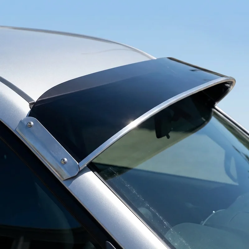 GMC W4500 Forward Solid Acrylic Windscreen Sunvisor (1992 - 2010) - 1