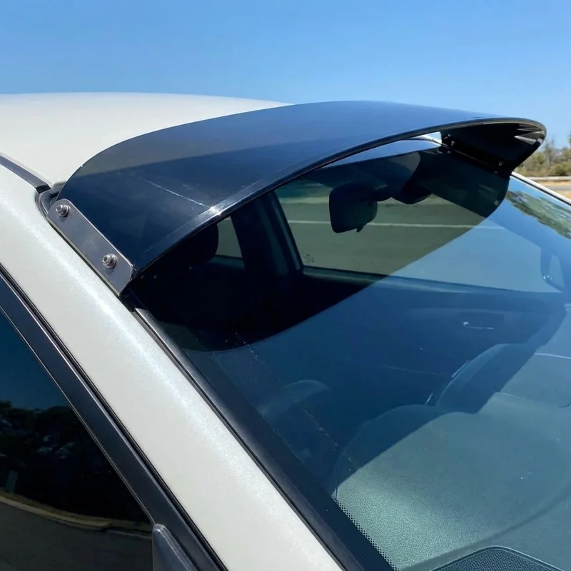 Hino FA15 Solid Acrylic Windscreen Sunvisor (1992 - 1992) - 1