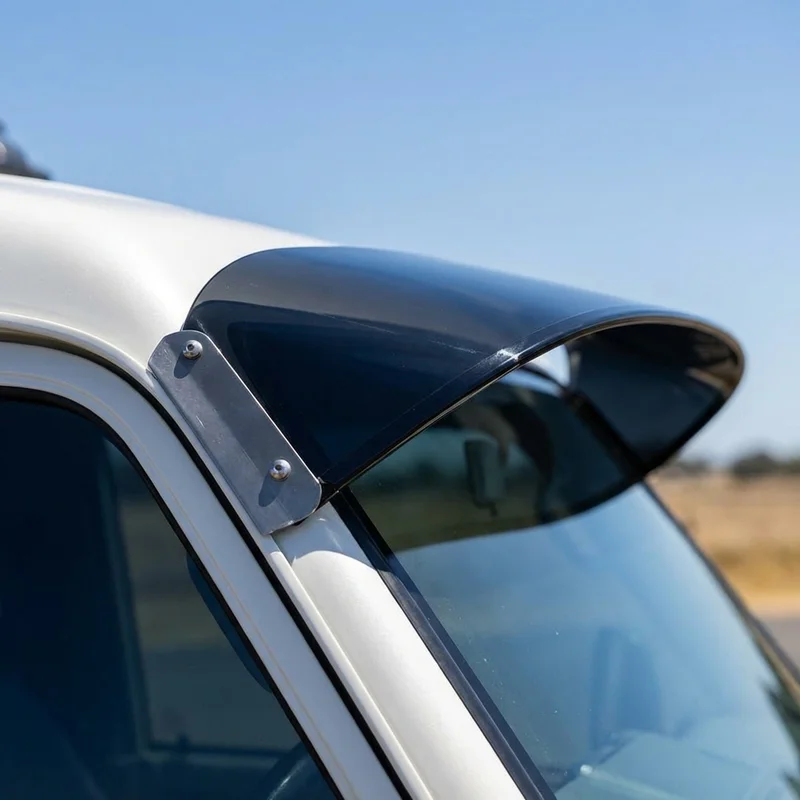 Hino FD2218LP Solid Acrylic Windscreen Sunvisor (1993 - 1997) - 1