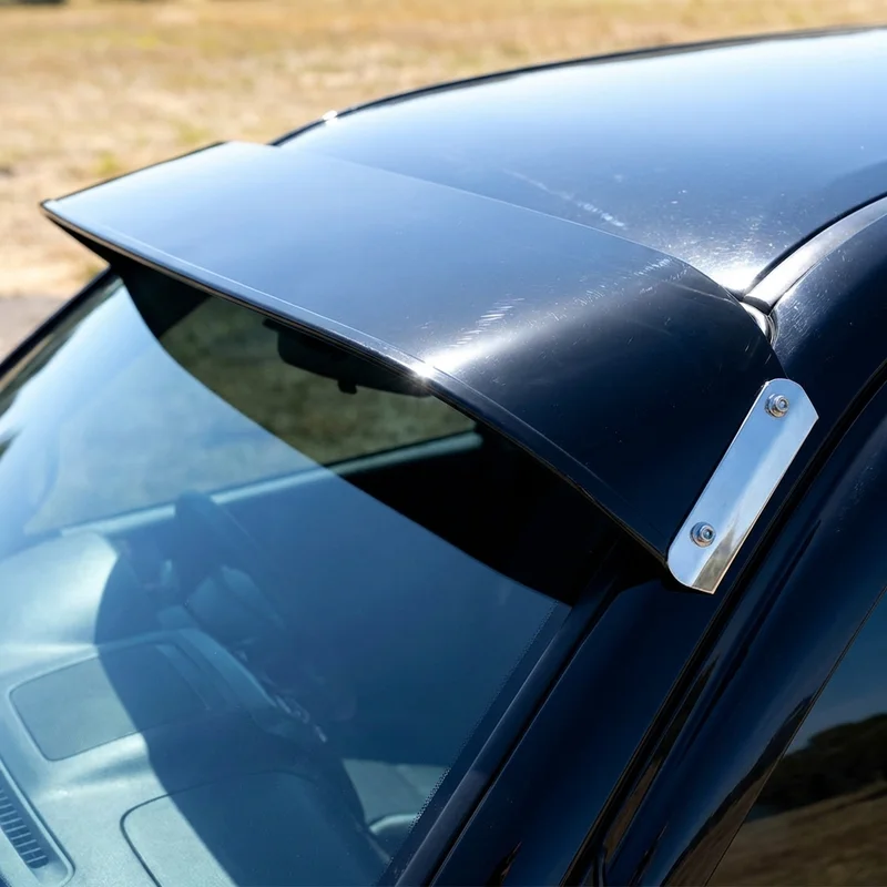 Hyundai Excel Solid Acrylic Windscreen Sunvisor (1986 - 1994) - 1