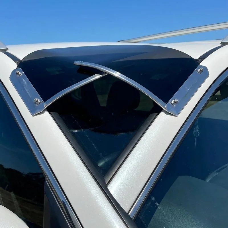 IC Corporation BE School Bus Solid Acrylic Windscreen Sunvisor (2008 - 2015) - 1