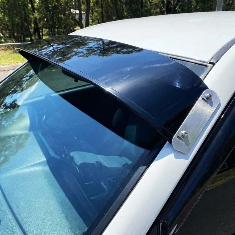 IC Corporation FE School Bus Solid Acrylic Windscreen Sunvisor (2003 - 2010) - 1