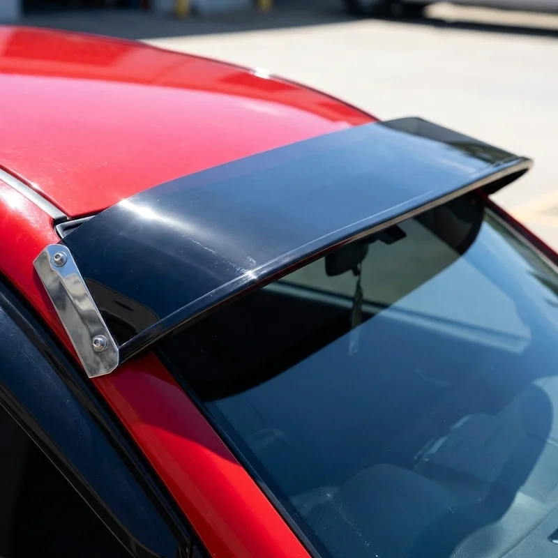 IC Corporation RE School Bus Solid Acrylic Windscreen Sunvisor (2003 - 2024) - 1