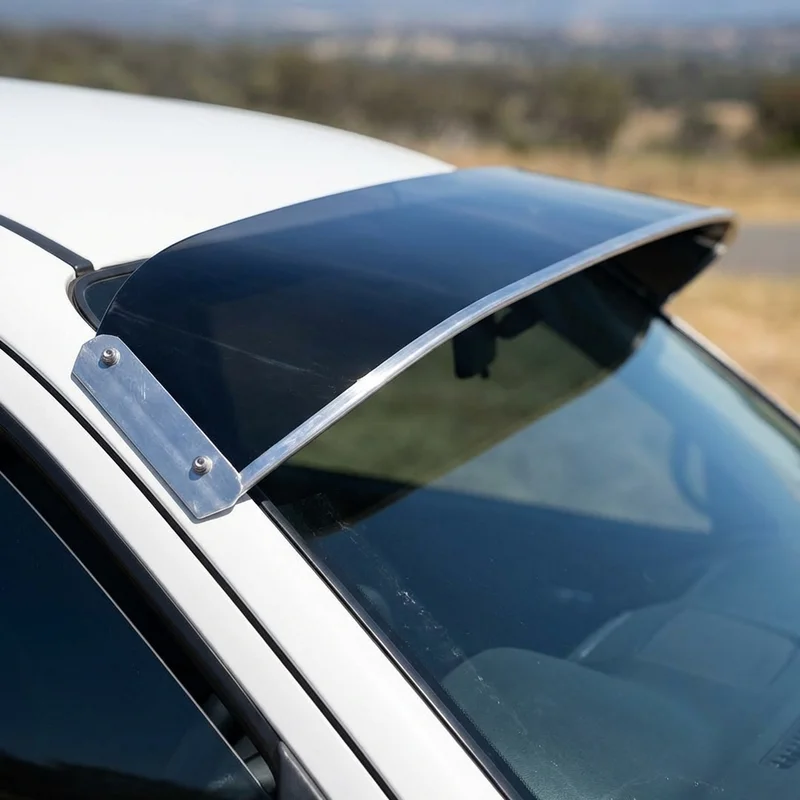 International 1100D Solid Acrylic Windscreen Sunvisor (1970 - 1970) - 1