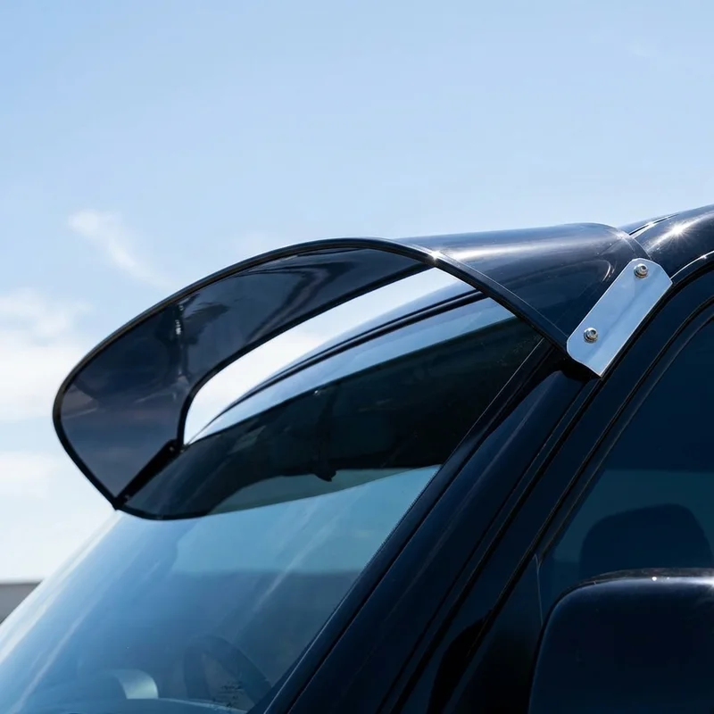 International 1310 Solid Acrylic Windscreen Sunvisor (1971 - 1973) - 1