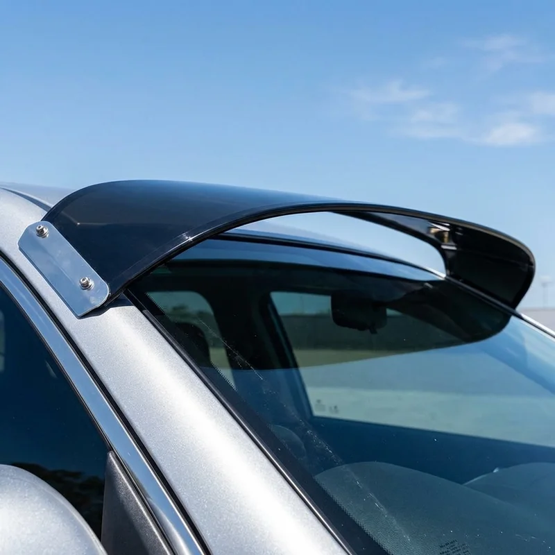 International 150 vientisas akrilinis priekinio stiklo skydelis (1975 - 1975) - 1