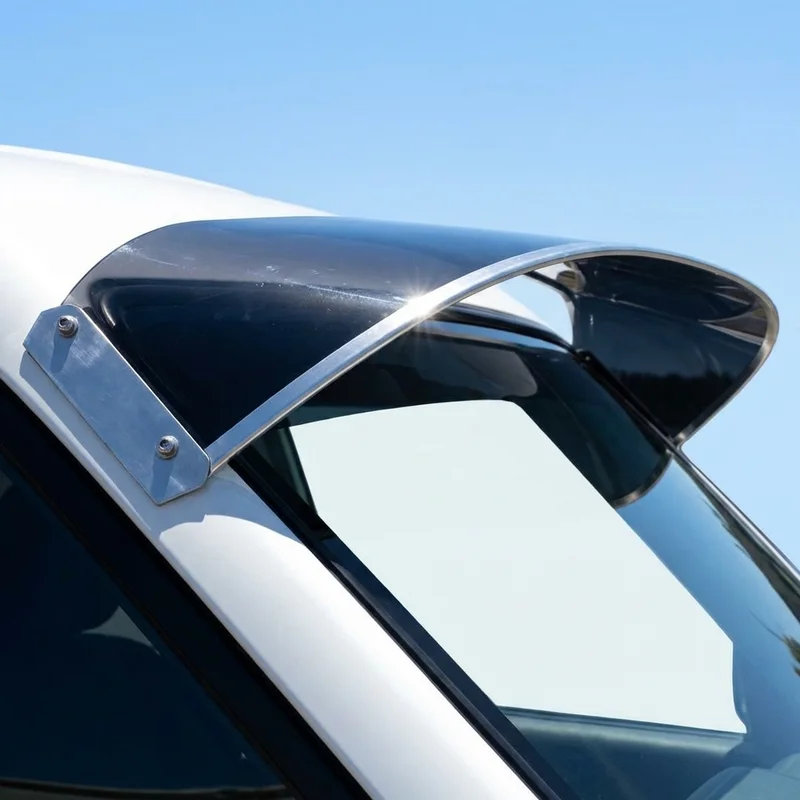 International 1652UPS Solid Acrylic Windscreen Sunvisor (1990 - 1991) - 1