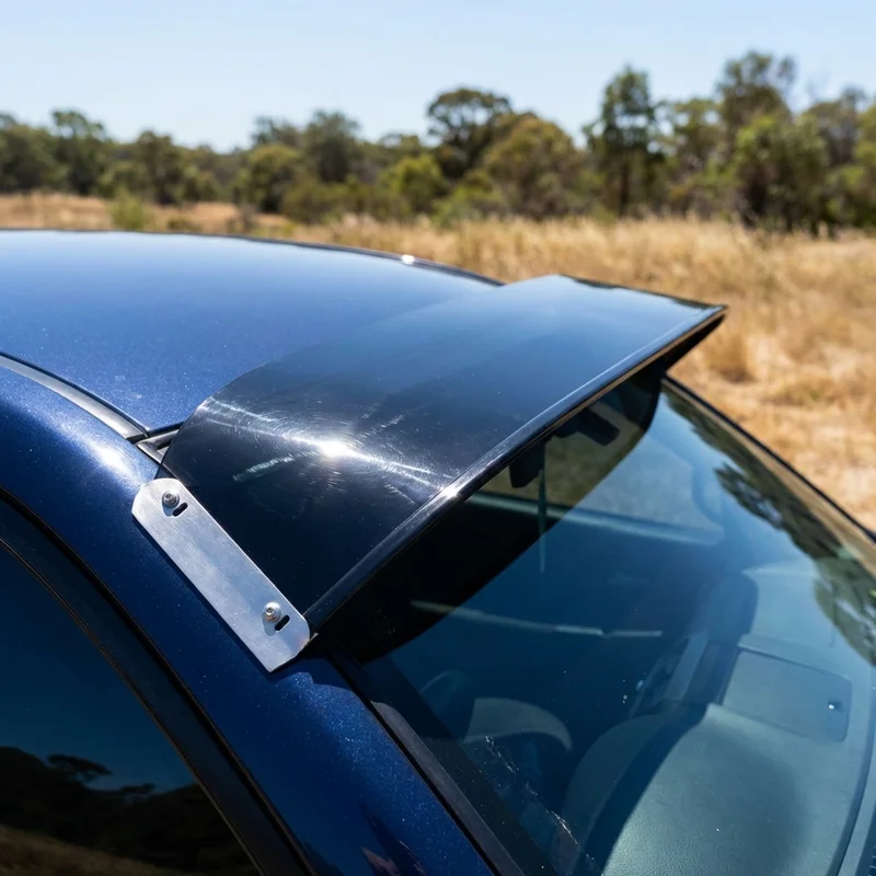 International 2375 S Solid Acrylic Windscreen Sunvisor (1989 - 1989) - 1