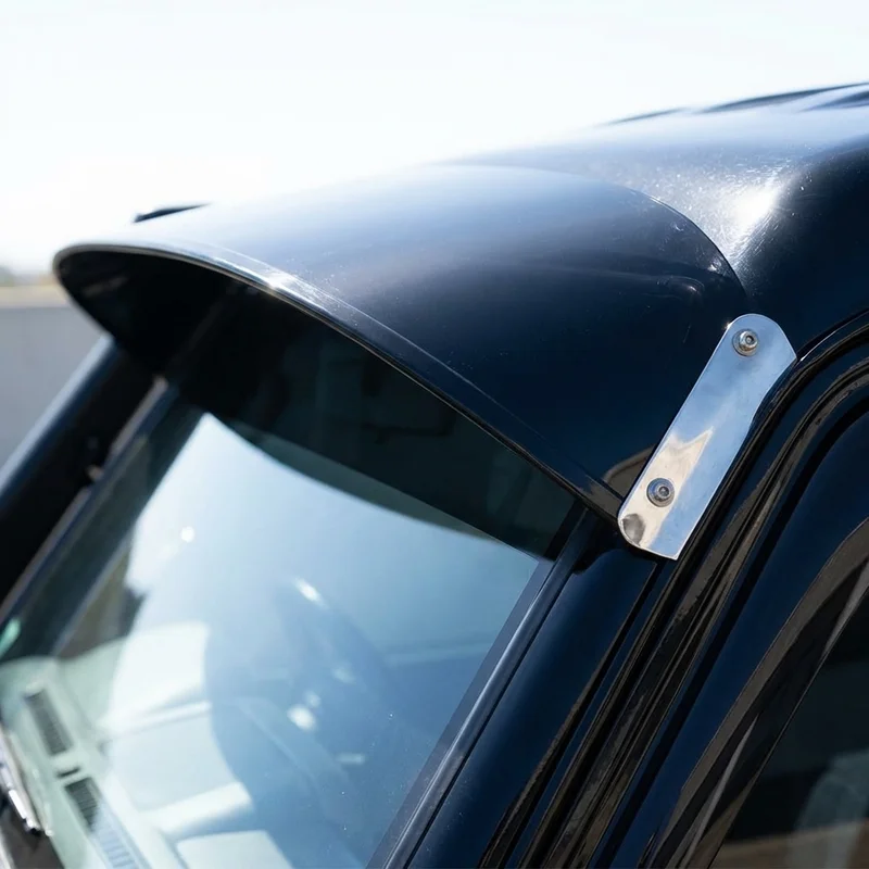 International 8500 TranStar Solid Acrylic Windscreen Sunvisor (2008 - 2011) - 1