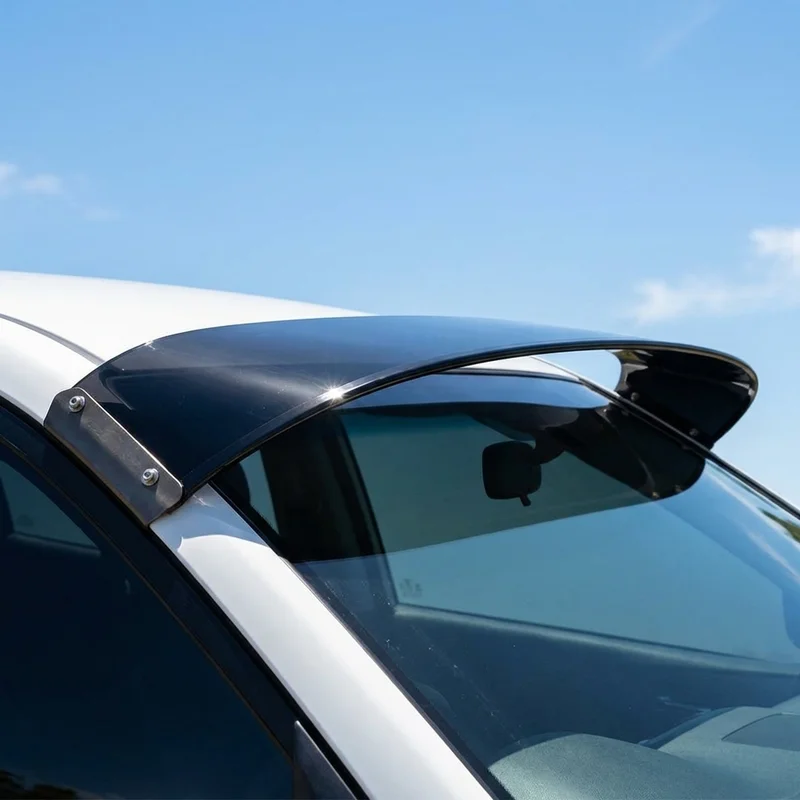 International 9900 SFA Solid Acrylic Windscreen Sunvisor (1999 - 1999) - 1