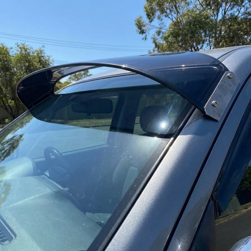 บังแดดกระจกหน้ารถอะคริลิกทึบ Isuzu NPR HD (1999 - 2021) - 1