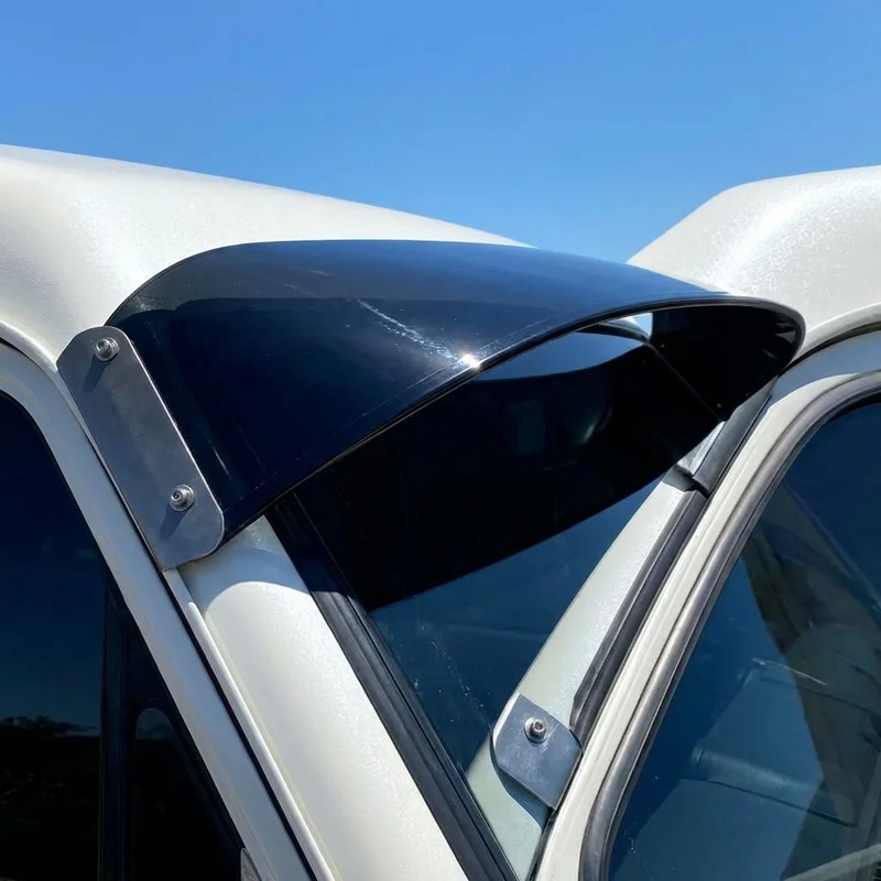 Iveco EuroTurbo 335T Solid Acrylic Windscreen Sunvisor (1987 - 1990) - 1