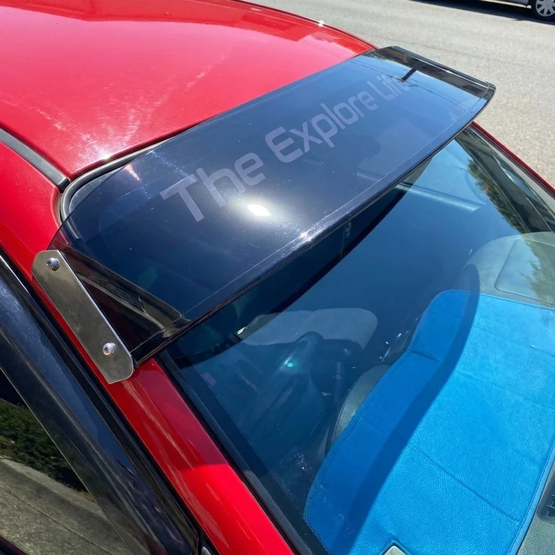 Iveco EuroTurbo 435T Solid Acrylic Windscreen Sunvisor (1987 - 1990) - 1