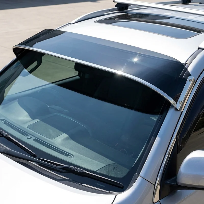 Jaguar XJ8 Solid Acrylic Windscreen Sunvisor (1998 - 2003) - 1