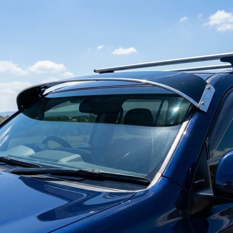 Jeep CJ5 Solid Acrylic Windscreen Sunvisor (1969 - 1983) - 1