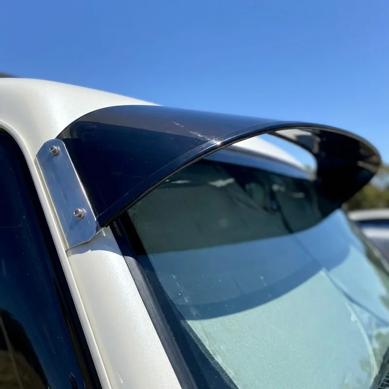 Jeep CJ6 Solid Acrylic Windscreen Sunvisor (1969 - 1975) - 1