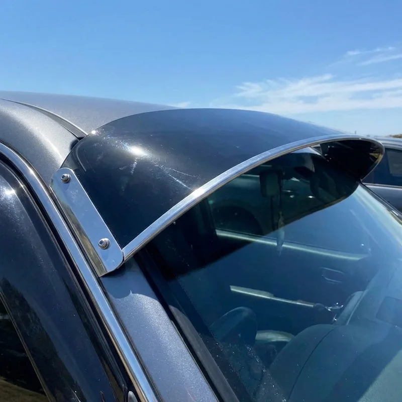 Jeep Commando Solid Acrylic Windscreen Sunvisor (1967 - 1973) - 1