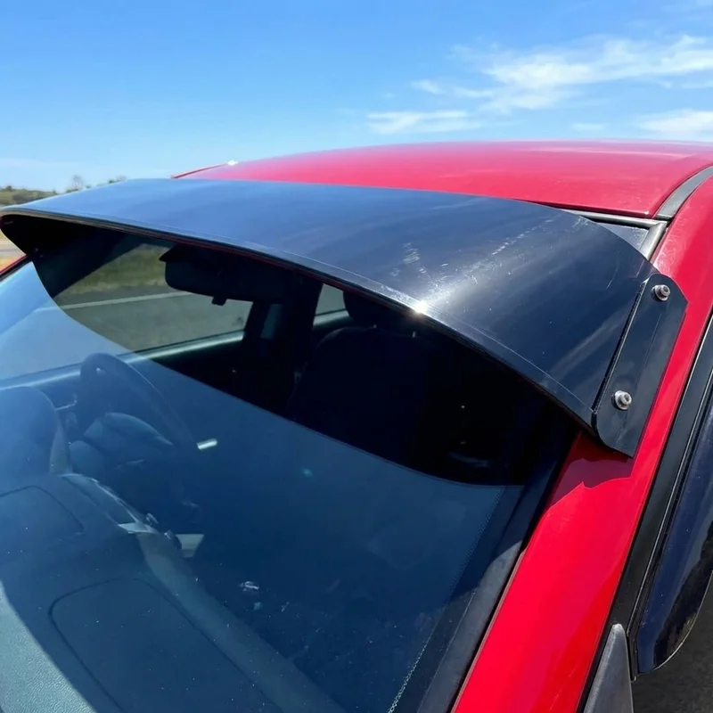 Jeep Grand Cherokee WK Solid Acrylic Windscreen Sunvisor (2022 - 2022) - 1