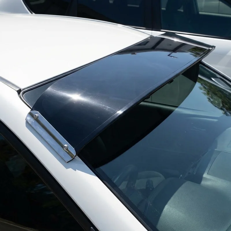 Jeep J 2500 Solid Acrylic Windscreen Sunvisor (1970 - 1973) - 1