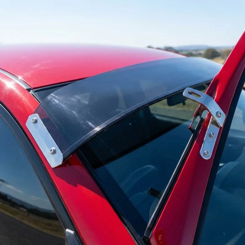 Jeep J-3600 Solid Acrylic Windscreen Sunvisor (1970 - 1970) - 1