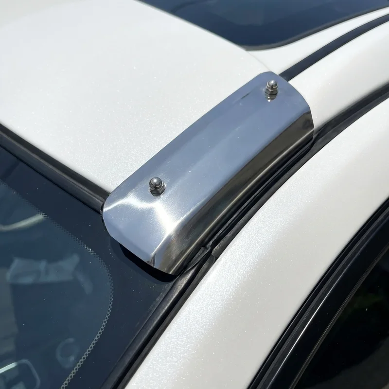 Kit de Suporte pra Viseira de Para-brisa Jeep J 4500 (1970 - 1973) - 1