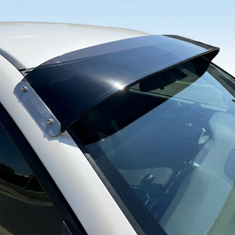 Jeep J-4800 Solid Acrylic Windscreen Sunvisor (1970 - 1973) - 1