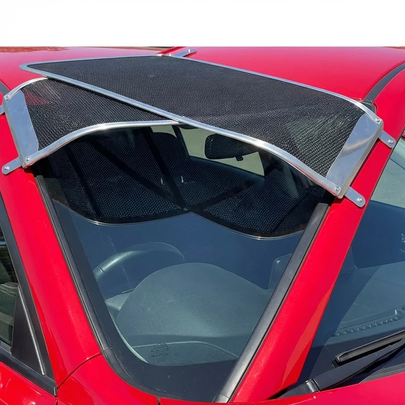 Jeep TJ Mesh Windscreen Sunvisor (1997 - 2006) - 1