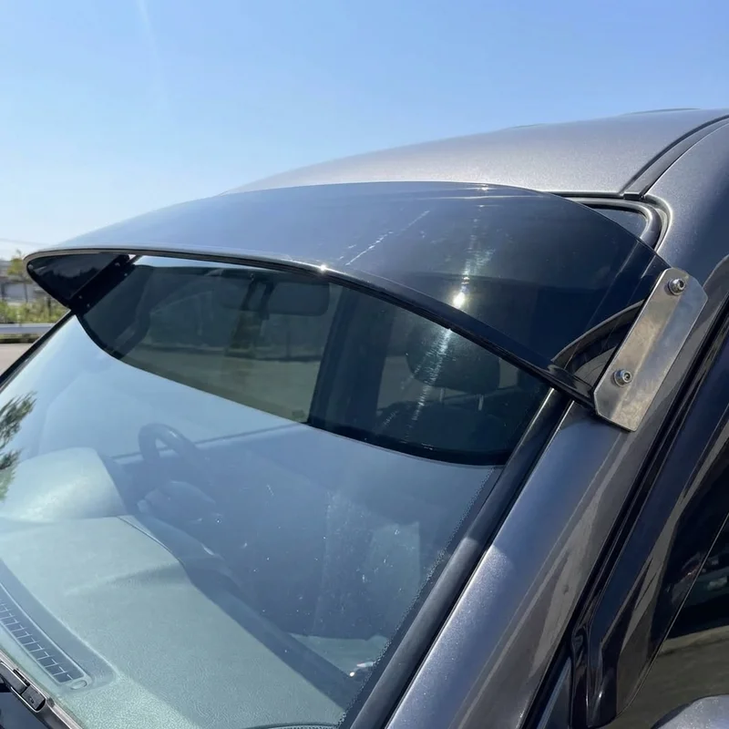 Jeep TJ Solid Acrylic Windscreen Sunvisor (1997 - 2006) - 1