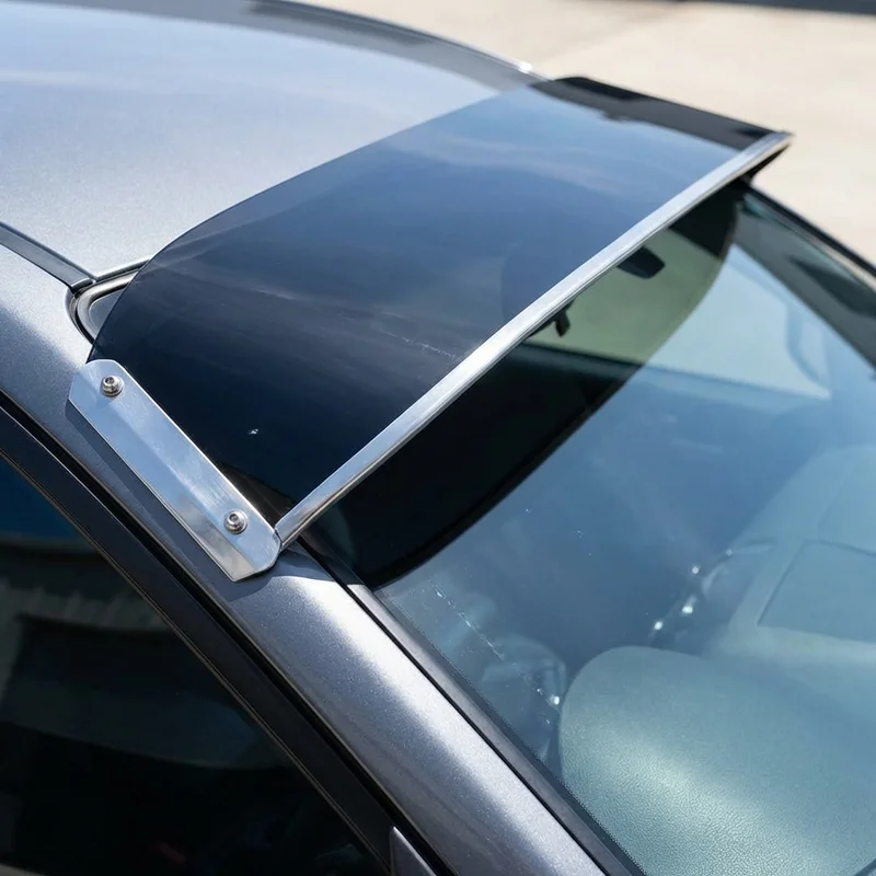 Kenworth T880 Solid Acrylic Windscreen Sunvisor (2014 - 2021) - 1