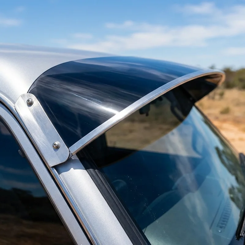 Lamborghini Espada solid akryl frontrute-solskjerm (1971 - 1978) - 1