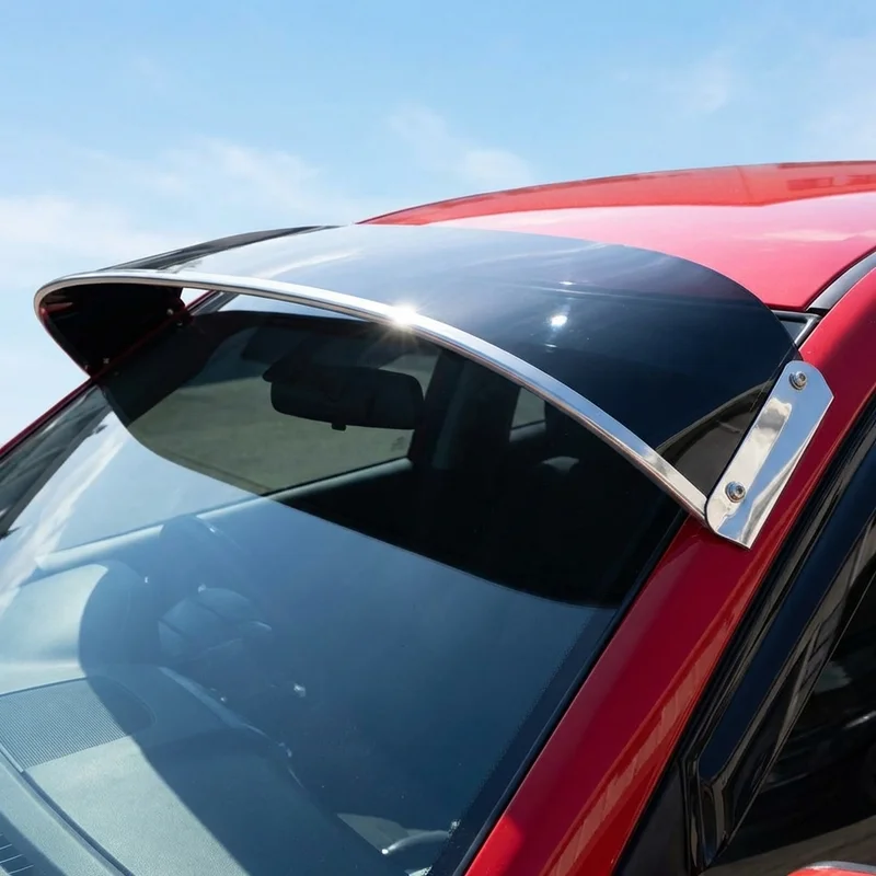 Lancia Scorpion Solid Acrylic Windscreen Sunvisor (1976 - 1976) - 1