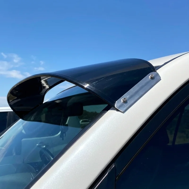 Land Rover Defender 90 Solid Acrylic Windscreen Sunvisor (1994 - 2024) - 1