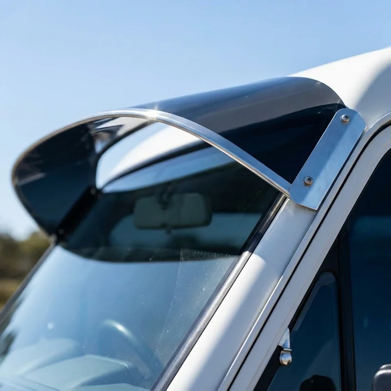 Lincoln Mark V Solid Acrylic Windscreen Sunvisor (1977 - 1979) - 1