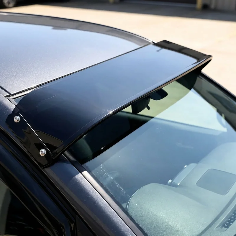 Mack CS250P Mid Liner Solid Acrylic Windscreen Sunvisor (1986 - 2000) - 1