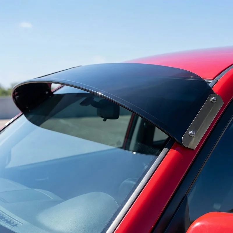 Mack GU4 Solid Acrylic Windscreen Sunvisor (2012 - 2019) - 1