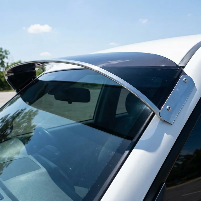 Mack MS250P Mid Liner Solid Acrylic Windscreen Sunvisor (1981 - 2001) - 1