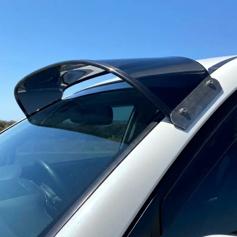 Mack MS300T Mid Liner Solid Acrylic Windscreen Sunvisor (1981 - 1996) - 1