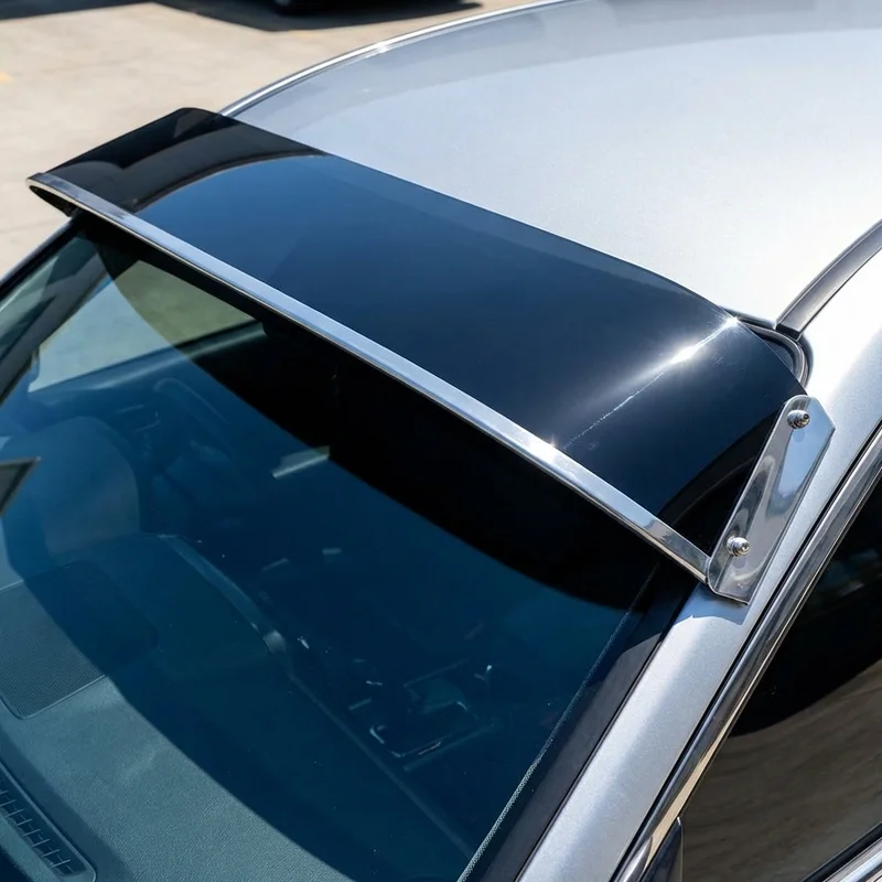 Marmon Herrington 57P Solid Acrylic Windscreen Sunvisor (1990 - 1997) - 1