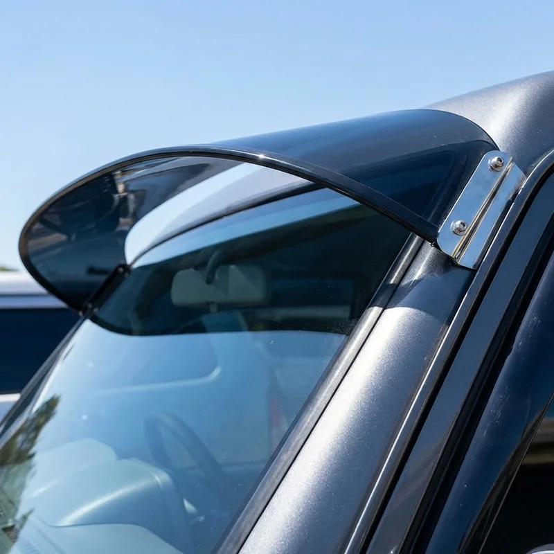 Mazda GLC Solid Acrylic Windscreen Sunvisor (1977 - 1985) - 1