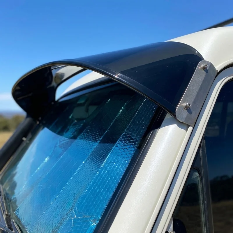 Pare-Soleil Pare-Brise Acrylique Mercedes Benz 190D (1984 - 1989) - 1