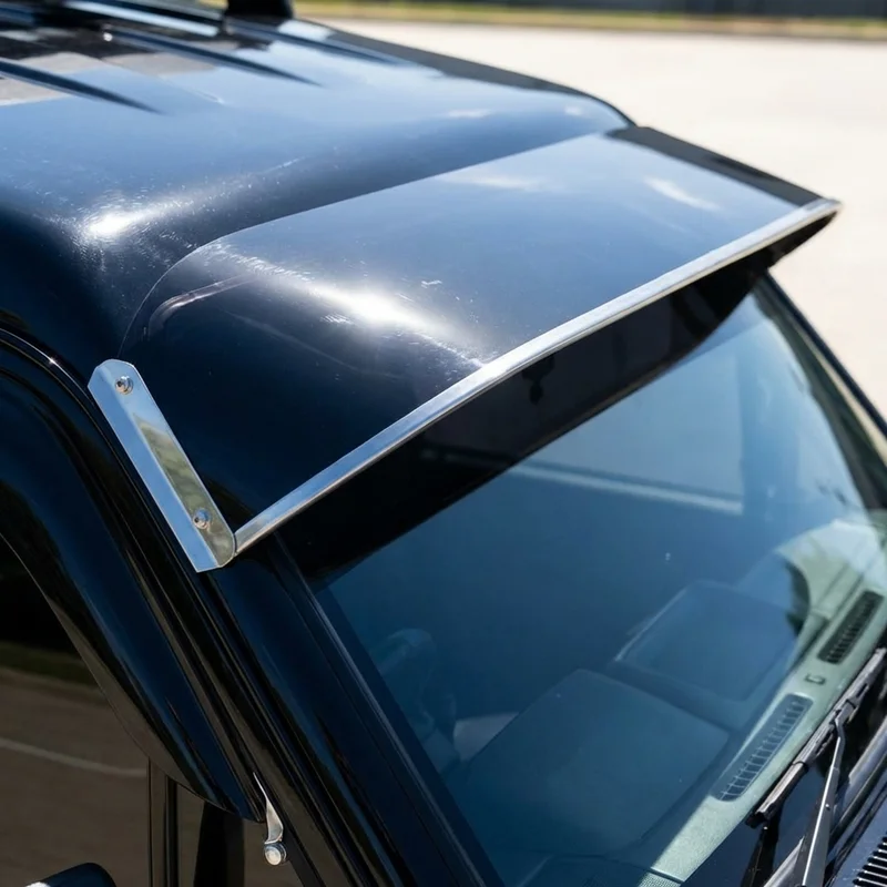 MG TF Solid Acrylic Windscreen Sunvisor (2003 - 2005) - 1
