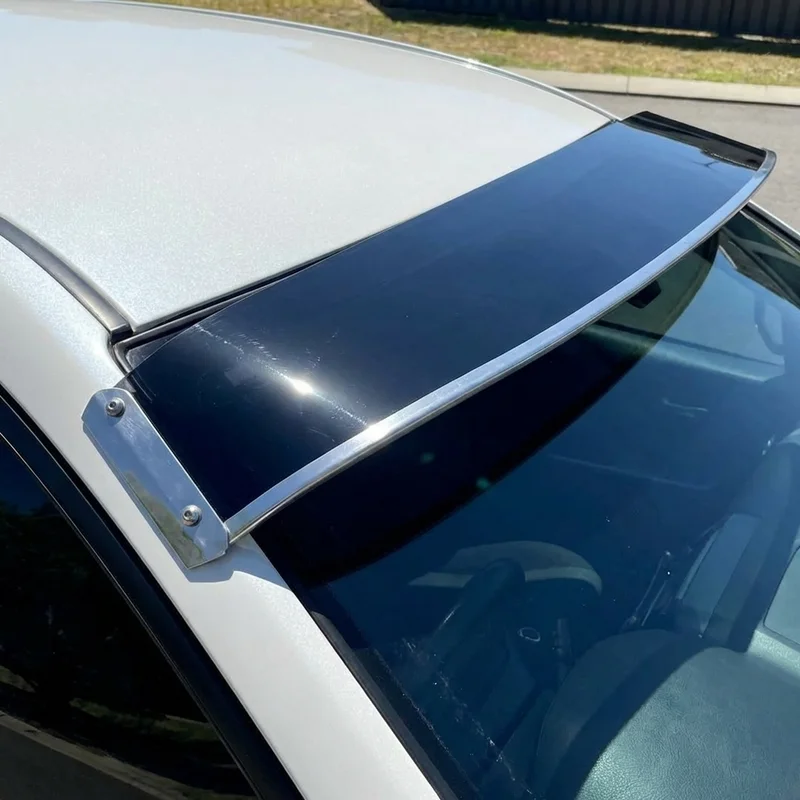 Mitsubishi Cordia Solid Acrylic Windscreen Sunvisor (1983 - 1988) - 1