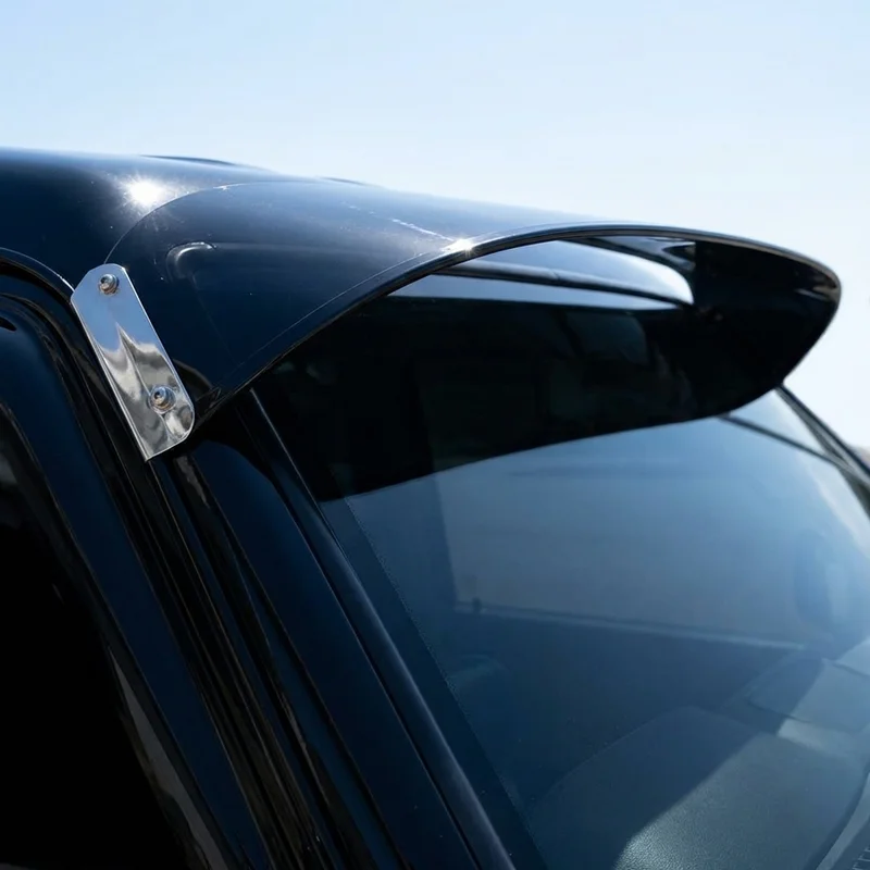 Mitsubishi Montero Solid Acrylic Windscreen Sunvisor (1983 - 2019) - 1