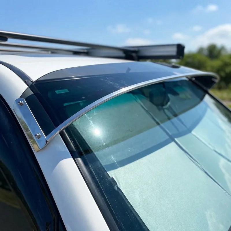 Nissan Pulsar NX Solid Acrylic Windscreen Sunvisor (1983 - 1990) - 1