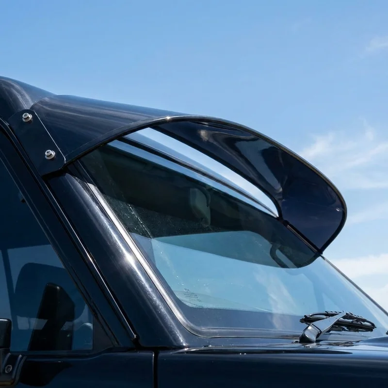 Oldsmobile Cutlass Calais Solid Acrylic Windscreen Sunvisor (1978 - 1991) - 1