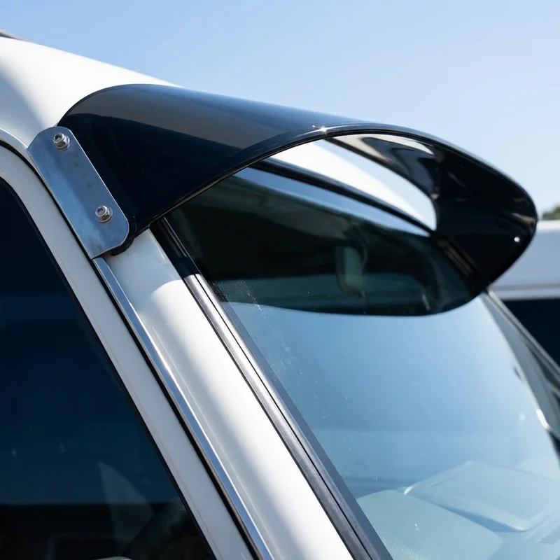 Oldsmobile Cutlass Salon Solid Acrylic Windscreen Sunvisor (1975 - 1987) - 1