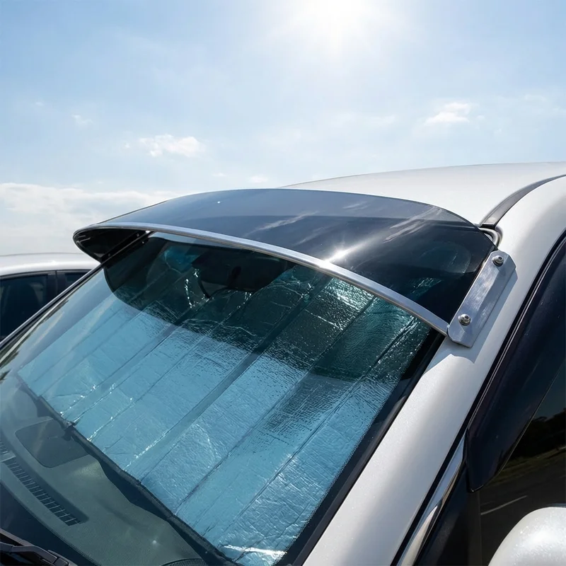 Oldsmobile Cutlass Tiara Solid Acrylic Windscreen Sunvisor (1976 - 1976) - 1