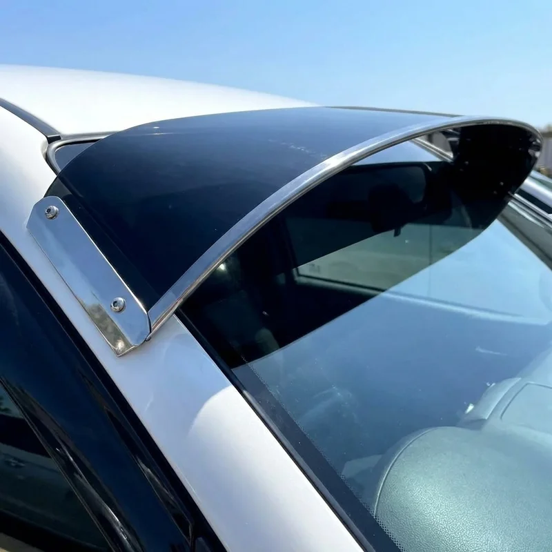 Peterbilt 224 Solid Acrylic Windscreen Sunvisor (1987 - 1987) - 1