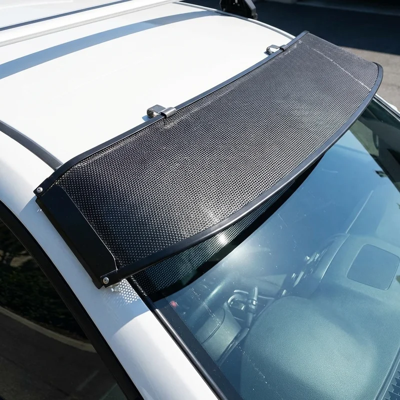 Peterbilt 320 Mesh Windscreen Sunvisor (2008 - 2018) - 1